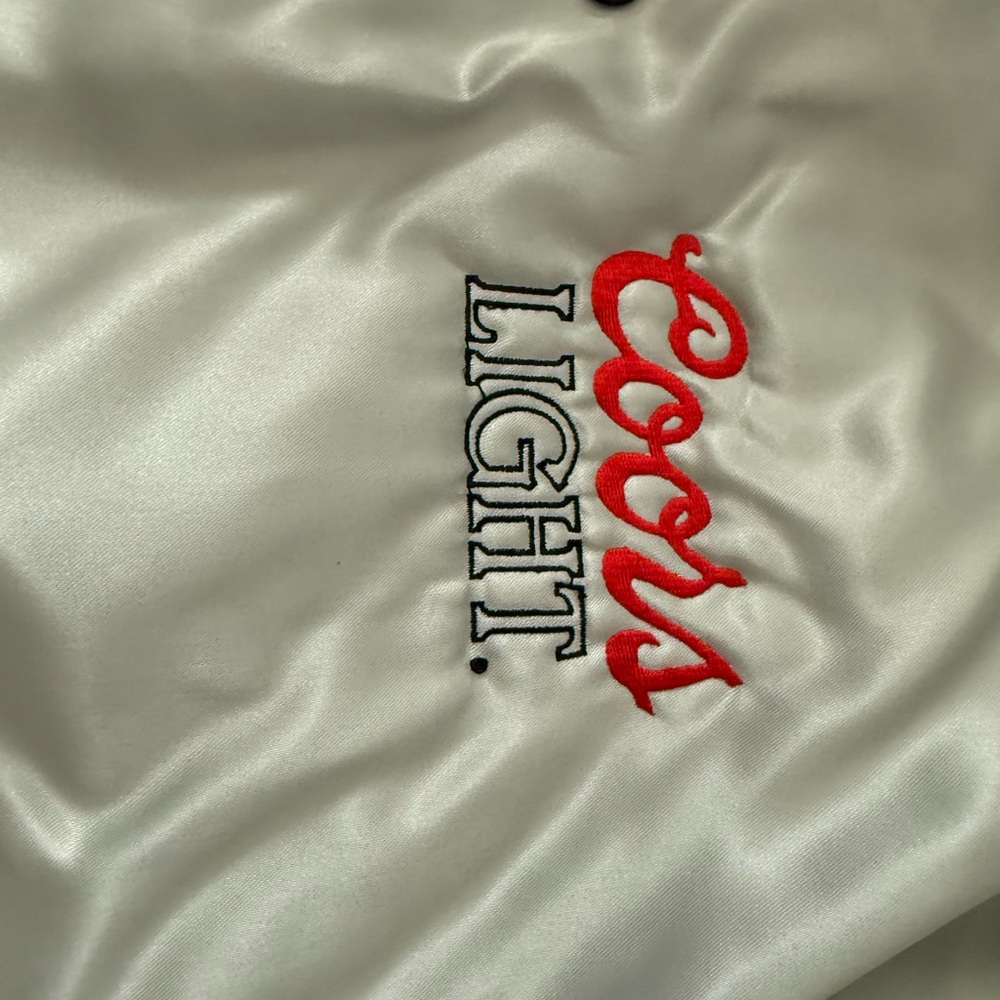 Coors Light Silver Bomber Jacket - image 3